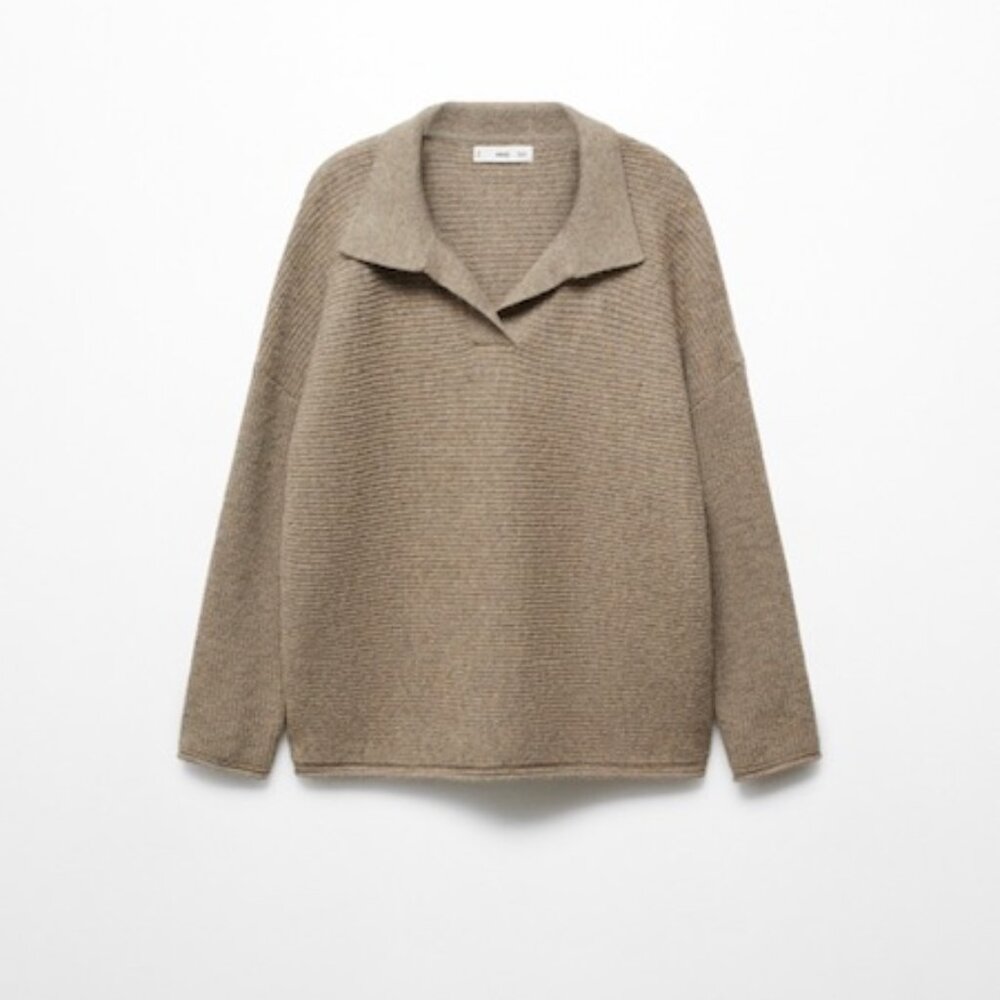 MANGO Oversized Pyjama knit sweater S